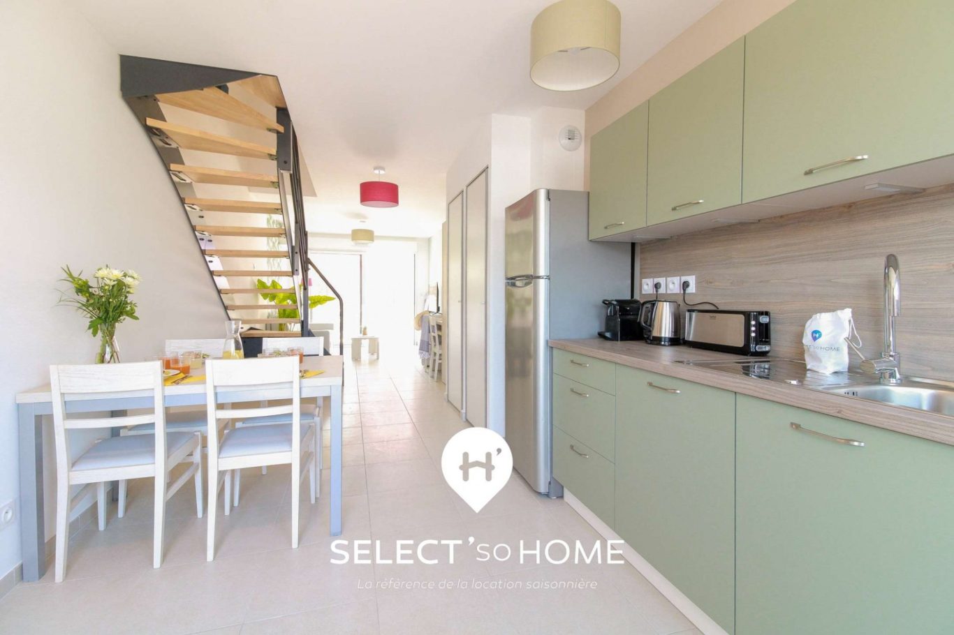 Keuken en eetkamer Woning POS-G - keuken en eetkamer